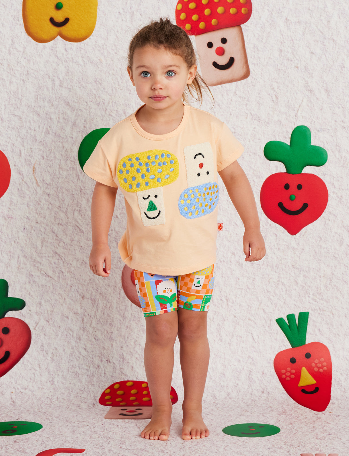 <Halcyon Nights> Pocket Patch Kids Bike Shorts