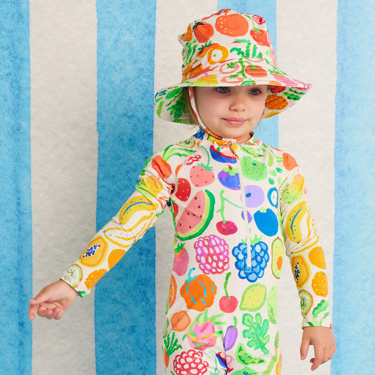 <Halcyon Nights> Swim Bucket Hat Eat The Rainbow