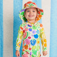 Load image into Gallery viewer, <Halcyon Nights> Swim Bucket Hat Eat The Rainbow
