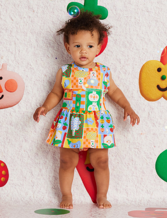 <Halcyon Nights> Pocket Patch Singlet Dress
