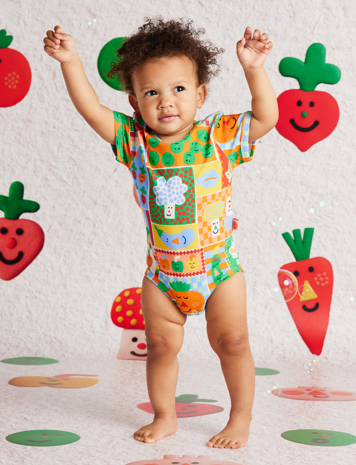 <Halcyon Nights> Pocket Patch Short Sleeve Bodysuit