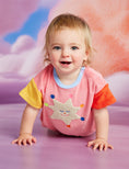 Load image into Gallery viewer, <Halcyon Nights> Stars Terry Short Sleeve Bodysuit
