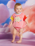 Load image into Gallery viewer, <Halcyon Nights> Stars Terry Short Sleeve Bodysuit
