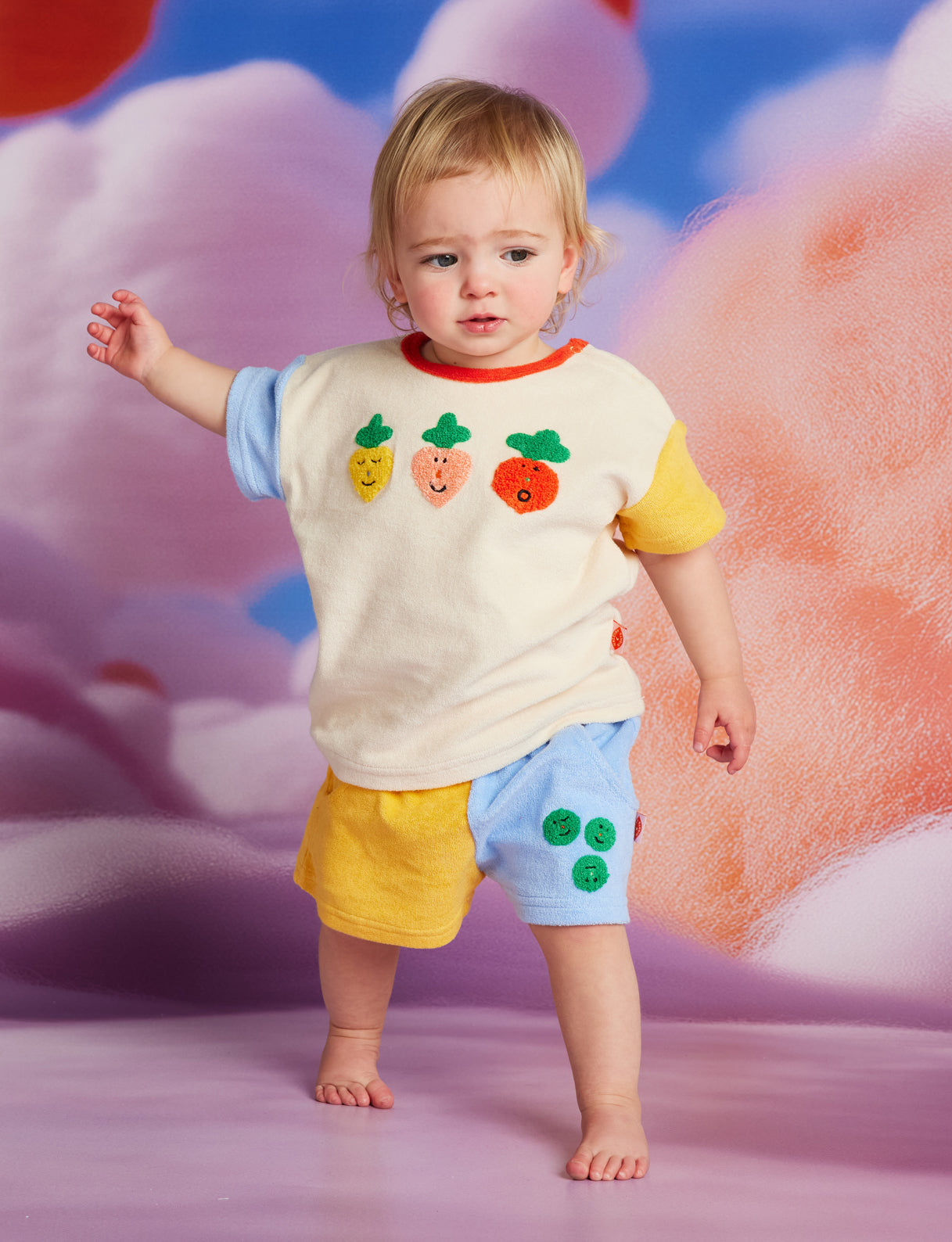 <Halcyon Nights> Pocket Patch Terry T Shirt　
