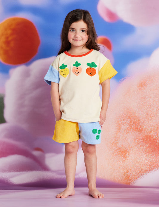 <Halcyon Nights> Pocket Patch Terry T Shirt　
