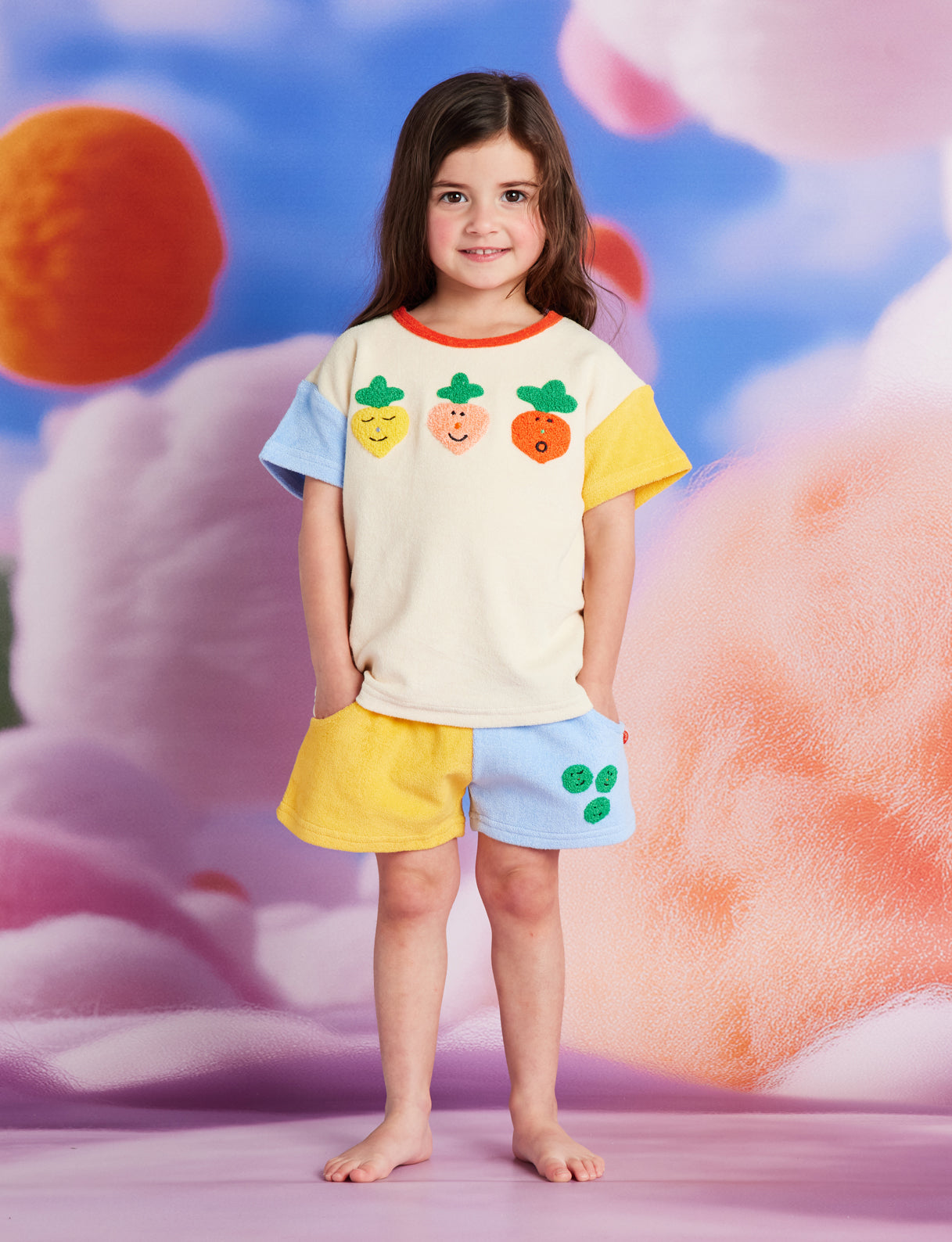 <Halcyon Nights> Pocket Patch Terry T Shirt　