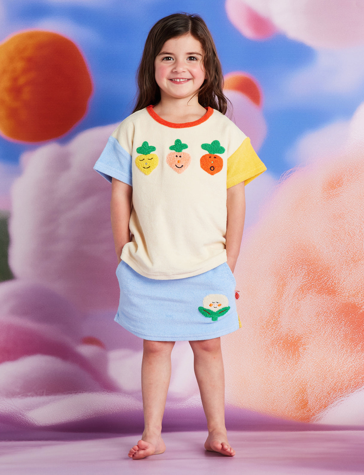 <Halcyon Nights> Pocket Patch Terry T Shirt　