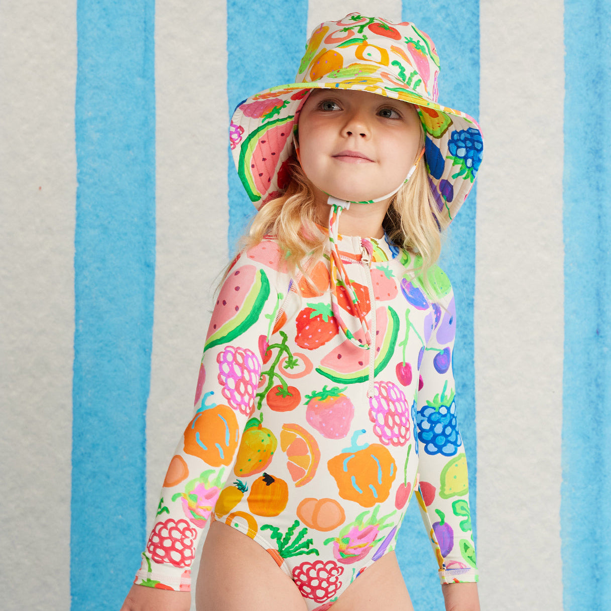 <Halcyon Nights> Swim Bucket Hat Eat The Rainbow