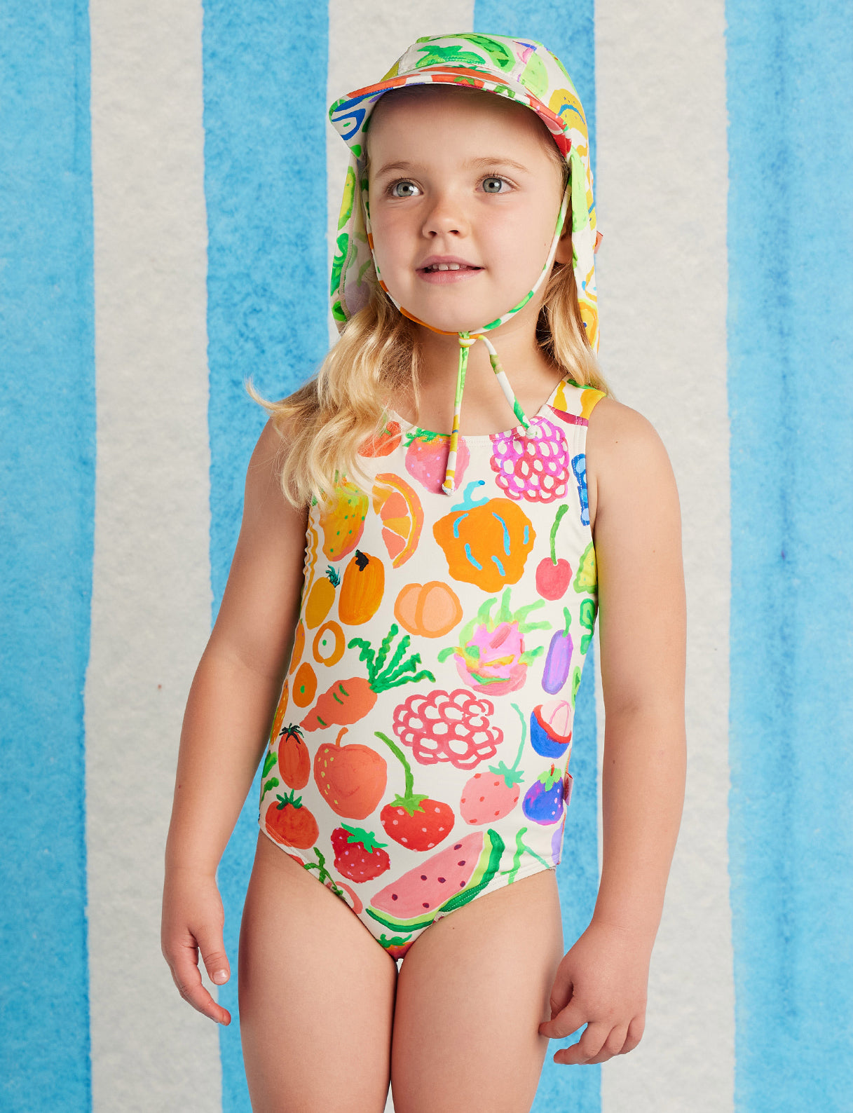 <Halcyon Nights> Elastic Strap Bather Eat The Rainbow　