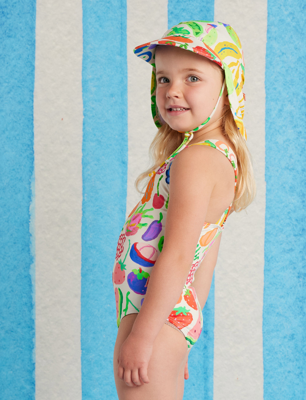 <Halcyon Nights> Elastic Strap Bather Eat The Rainbow　
