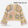 Gallery viewerに画像を読み込む, 【受注生産】<Hope Macaulay> Margot Chunky Crochet Cardigan
