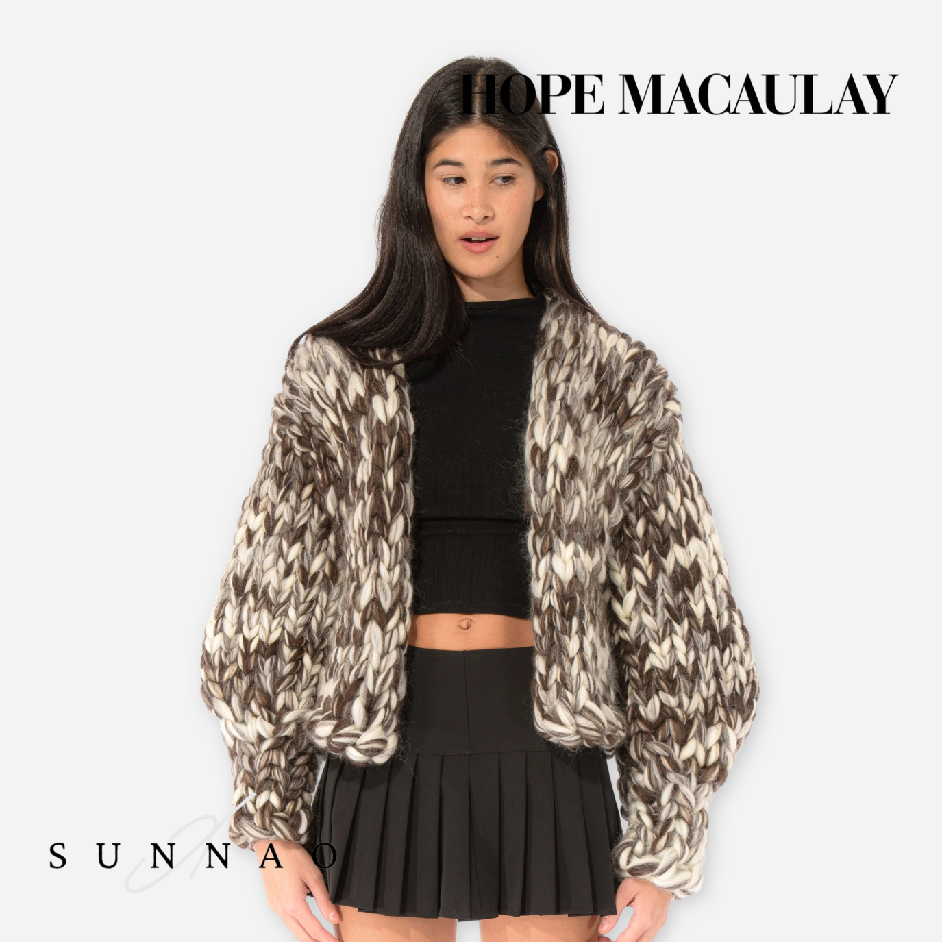 【受注生産】<Hope Macaulay> Humbug Colossal Knit Cardigan