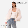 갤러리 뷰어로 이미지로드, 【受注生産】<Hope Macaulay> White Colossal Knit Cardigan

