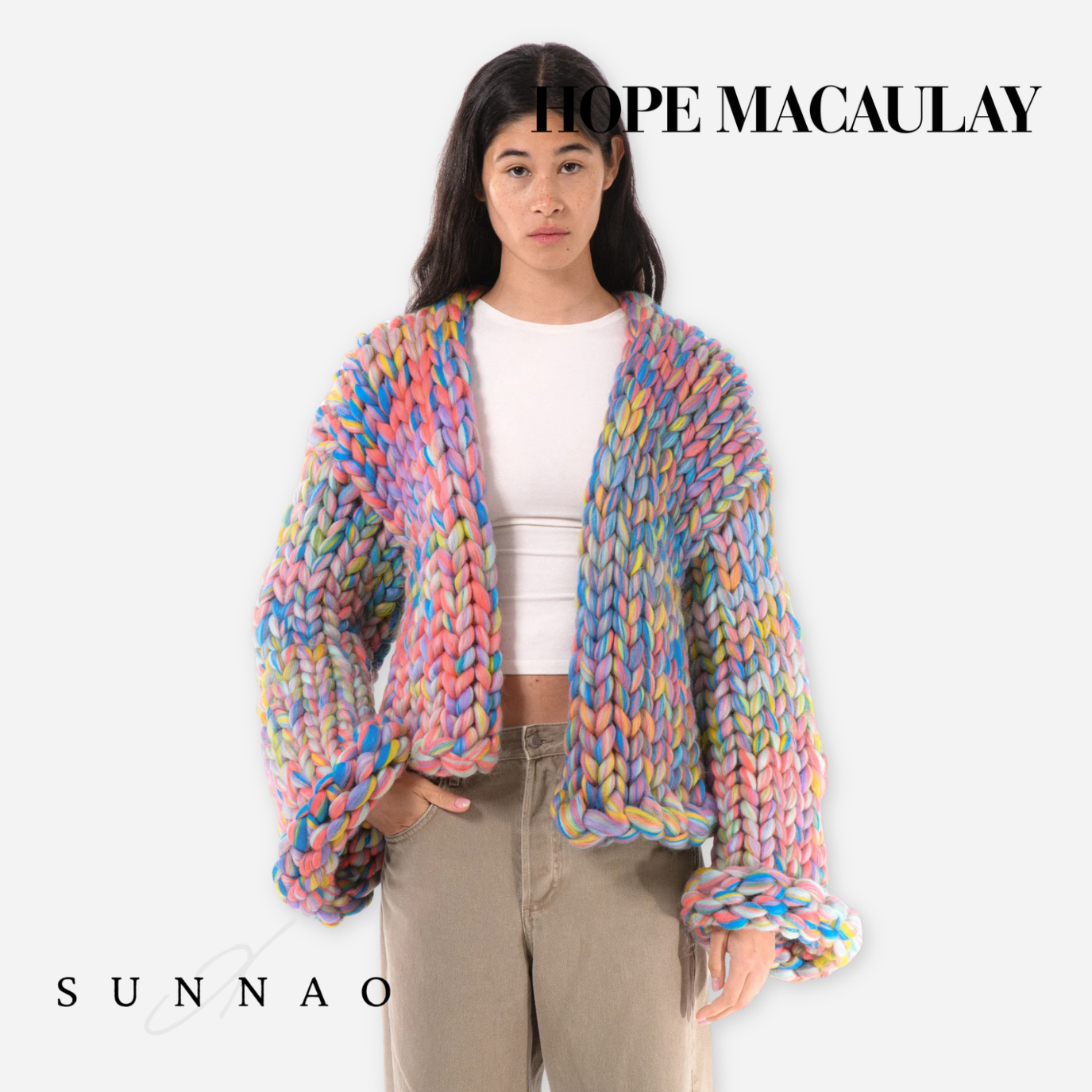 【受注生産】<Hope Macaulay> Daydream Colossal Knit Cardigan