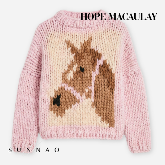 【受注生産】<Hope Macaulay> Cowgirl Chunky Knit Sweater