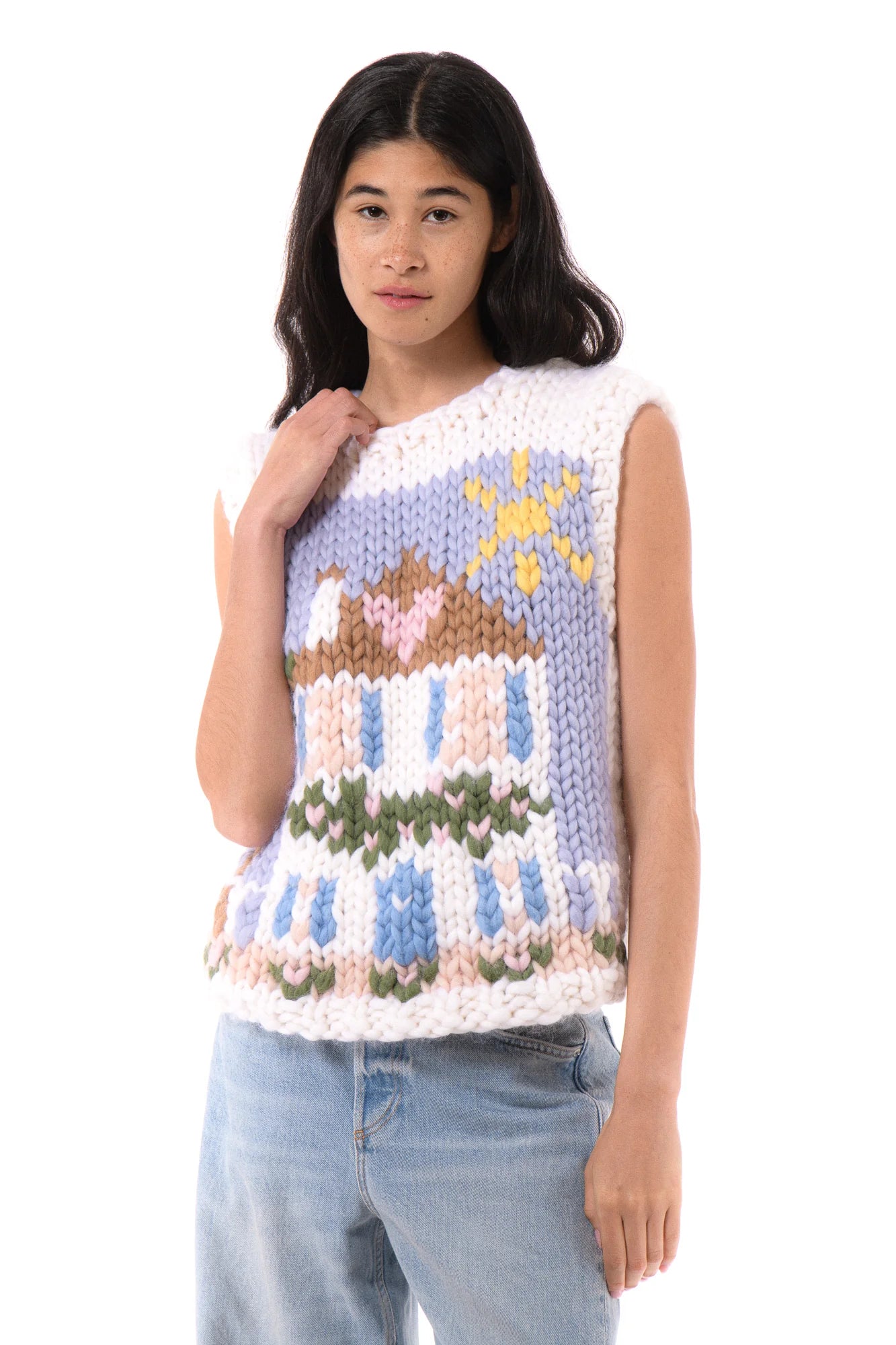 【受注生産】<Hope Macaulay> Meadow House Knit Vest
