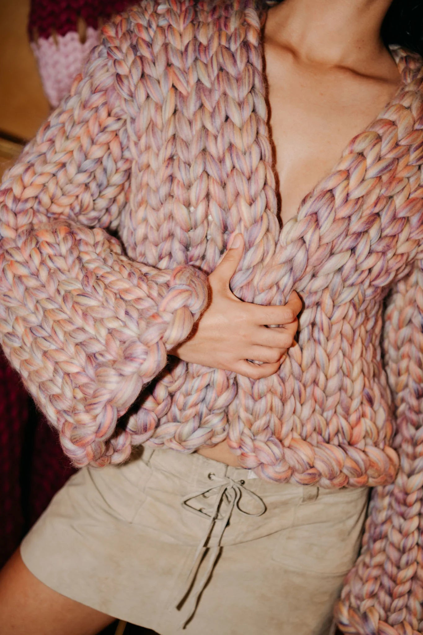 【受注生産】<Hope Macaulay> Heirloom Colossal Knit Cardigan