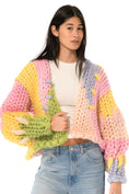 갤러리 뷰어로 이미지로드, 【受注生産】<Hope Macaulay> Pastel Colossal Knit Cardigan
