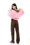 Gallery viewerに画像を読み込む, 【受注生産】<Hope Macaulay> Pink Irish Colossal Knit Wool Cardigan
