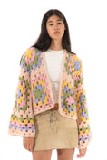 Gallery viewerに画像を読み込む, 【受注生産】<Hope Macaulay> Margot Chunky Crochet Cardigan
