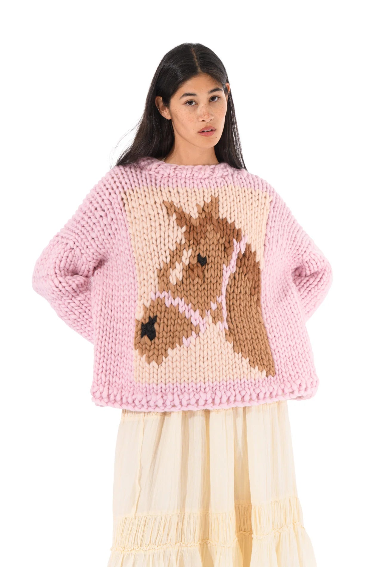 【受注生産】<Hope Macaulay> Cowgirl Chunky Knit Sweater