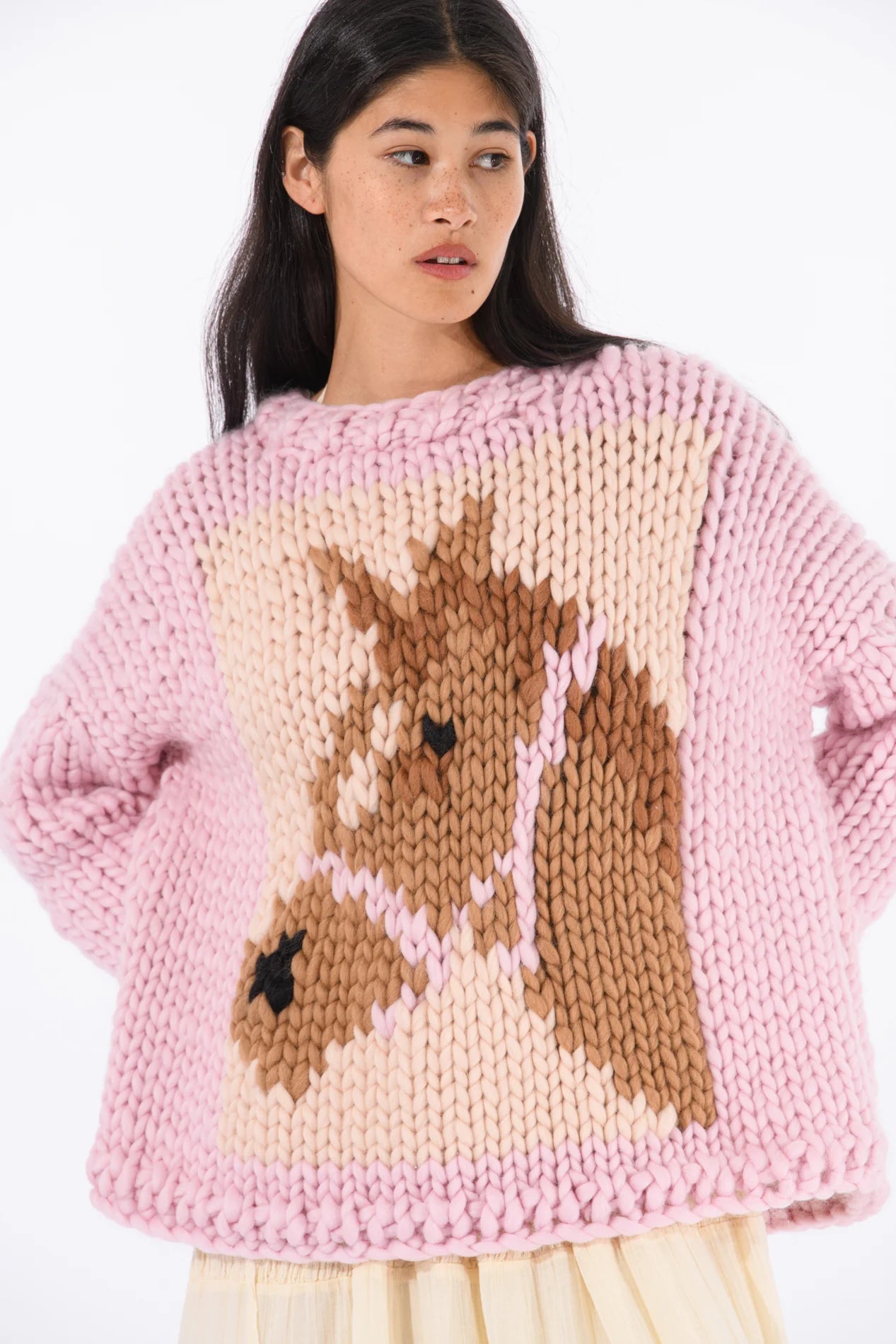 【受注生産】<Hope Macaulay> Cowgirl Chunky Knit Sweater