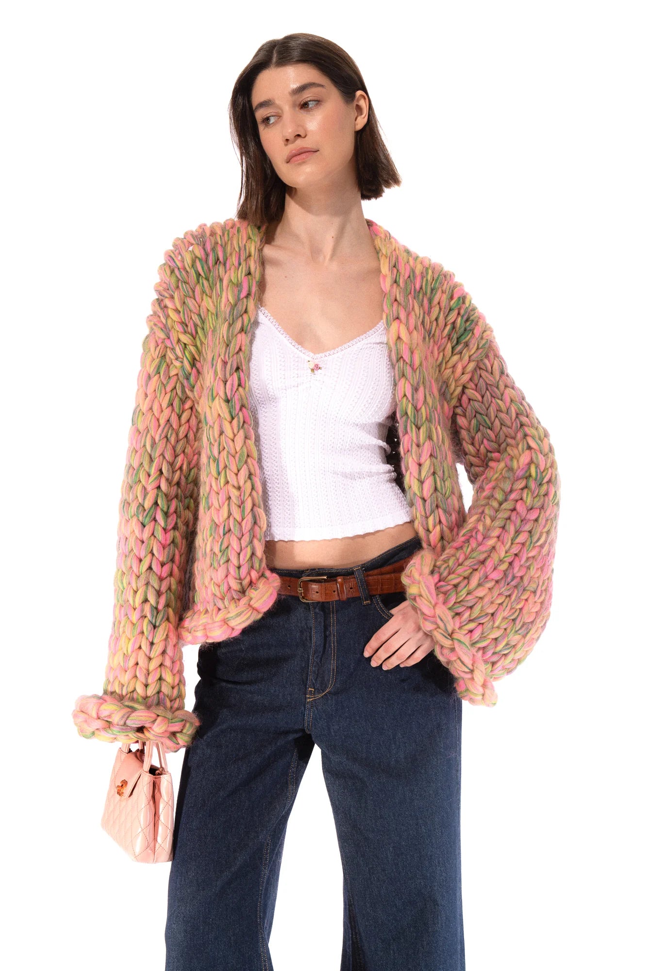 【受注生産】<Hope Macaulay> Lila Colossal Knit Cardigan
