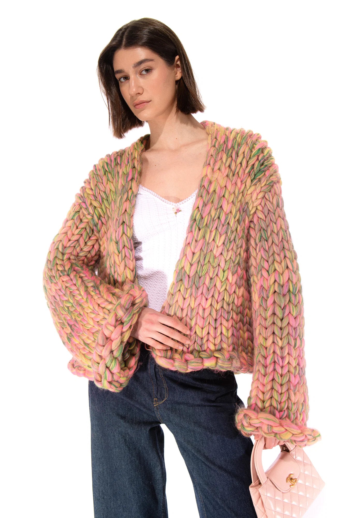 【受注生産】<Hope Macaulay> Lila Colossal Knit Cardigan