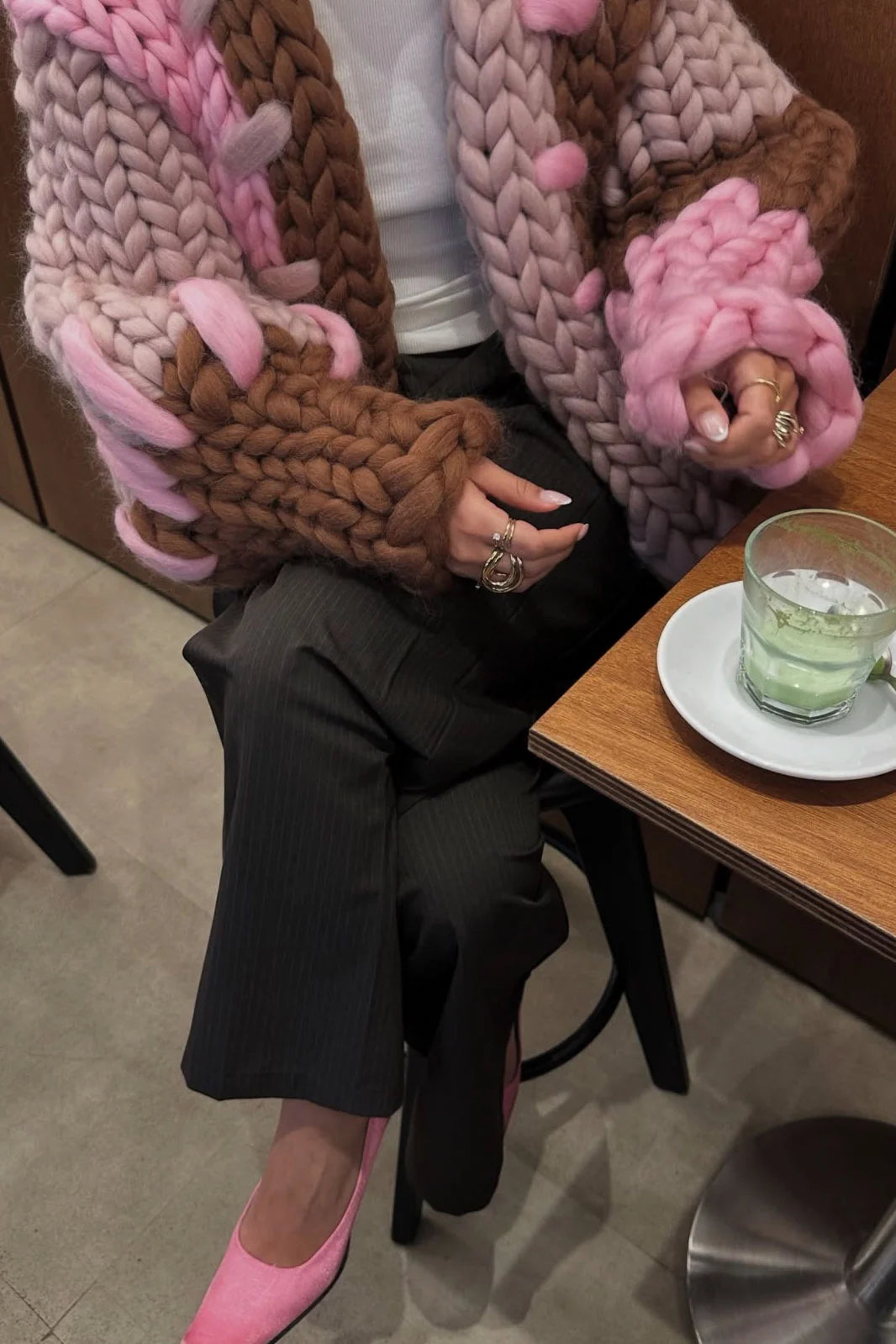 【受注生産】<Hope Macaulay> Bruna Colossal Knit Cardigan