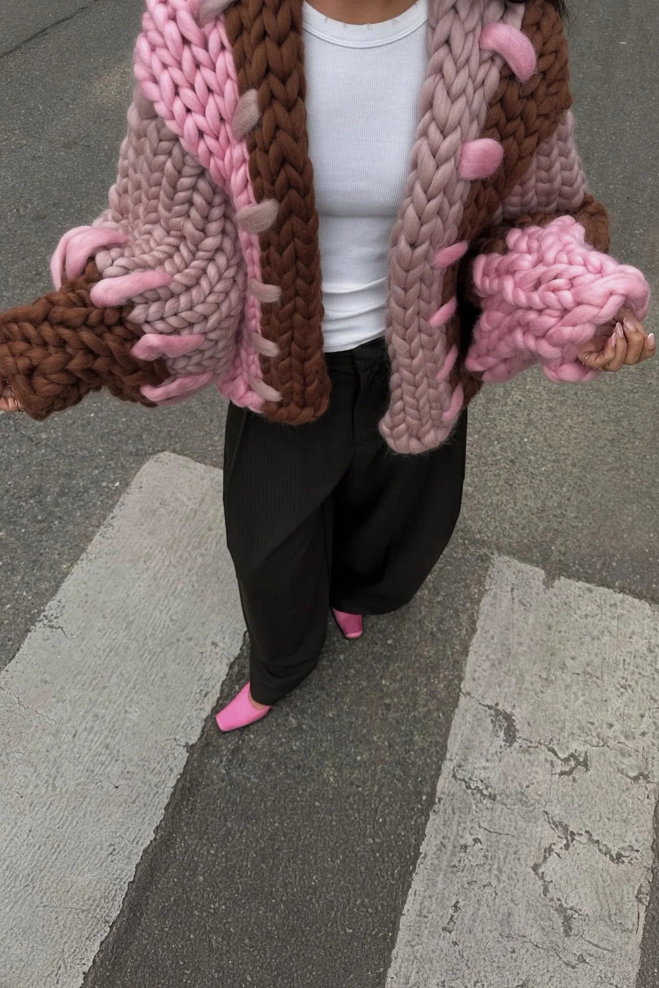 【受注生産】<Hope Macaulay> Bruna Colossal Knit Cardigan