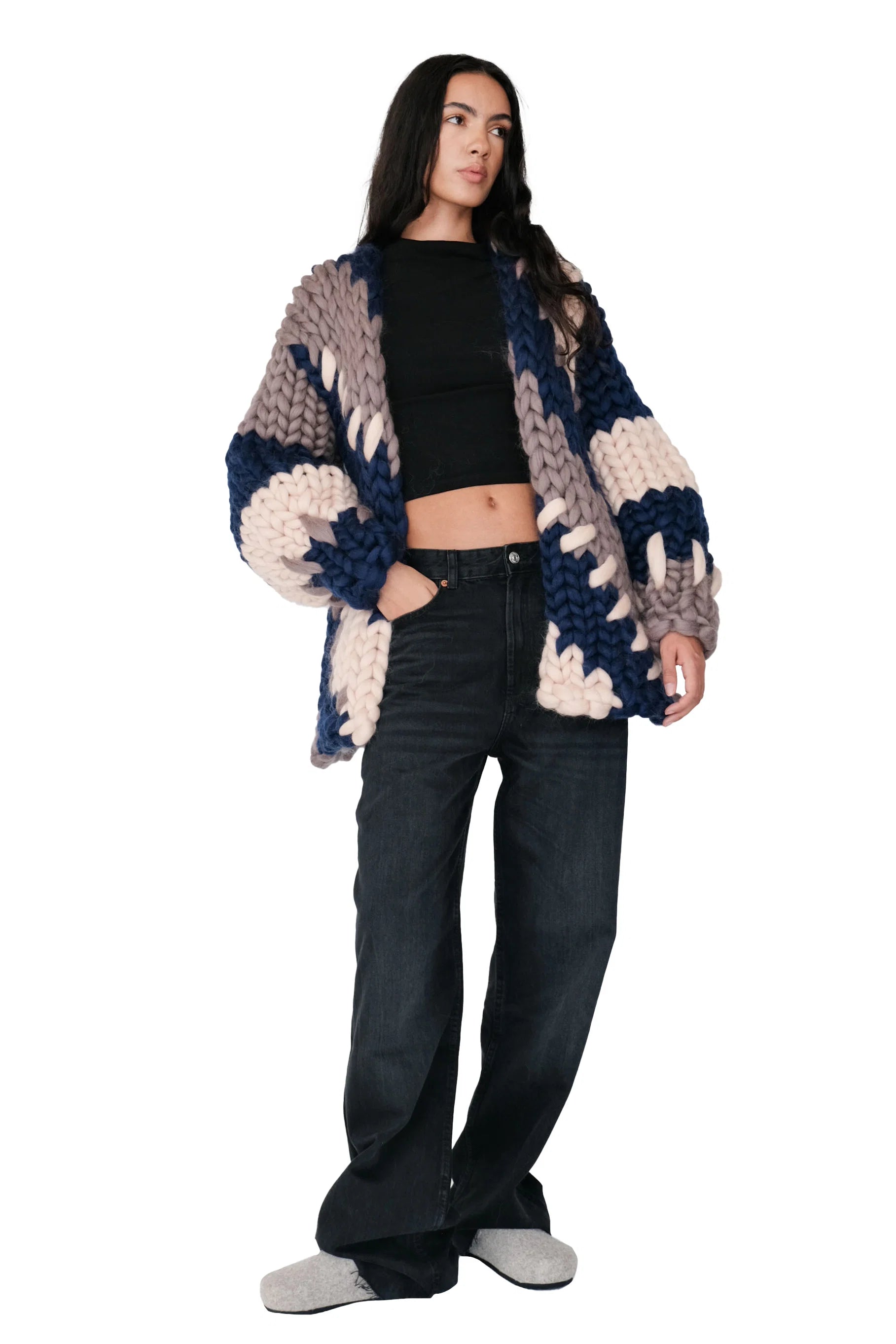 【受注生産】<Hope Macaulay> Nova Colossal Knit Cardigan