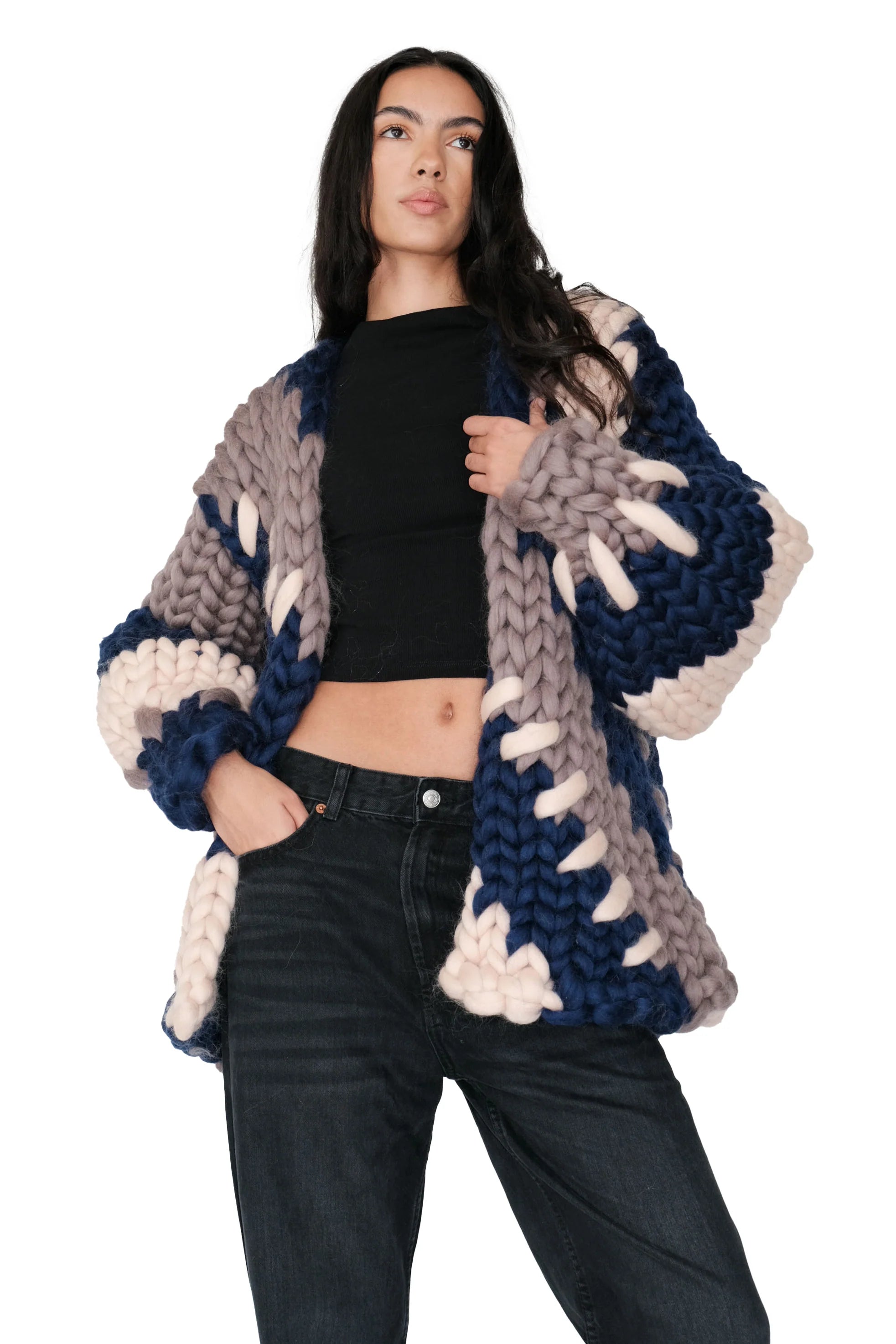 【受注生産】<Hope Macaulay> Nova Colossal Knit Cardigan