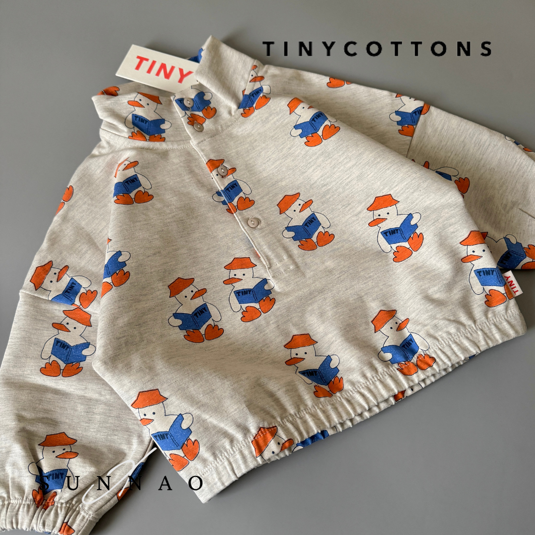 <TINYCOTTONS> READERS MOCKNECK SWEATSHIRT（2-8Y）