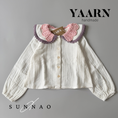 将图像加载到画廊查看器中, <YAARN>SUNNAO EXCLUSIVE Collar Blouse - ROSE
