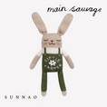 갤러리 뷰어로 이미지로드, <Main Sauvage>Bunny knit toy - Little farmer
