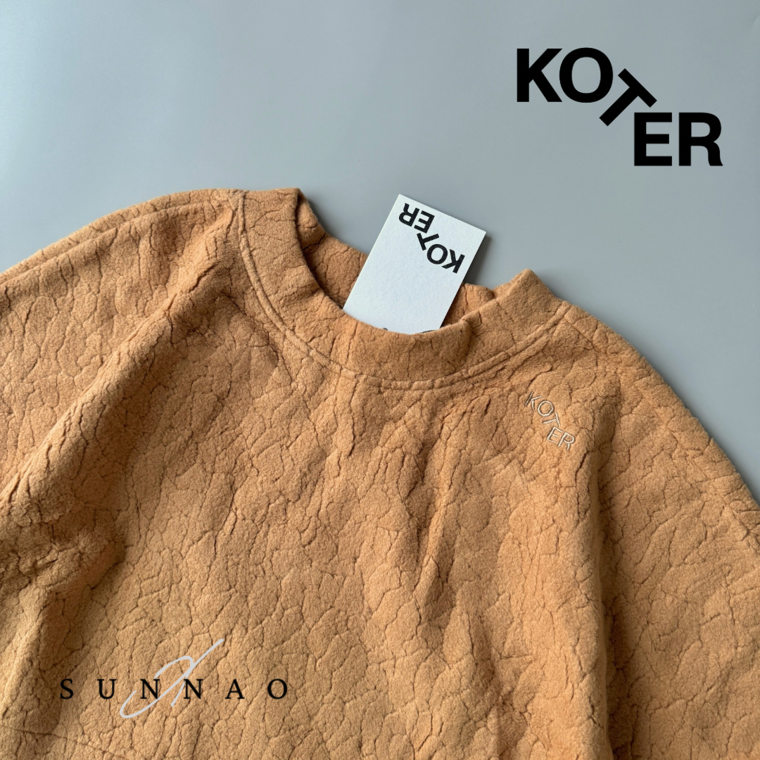 <Studio Koter> RIVER TEDDY SWEATSHIRT - Brown