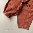 Load image into Gallery viewer, <Studio Koter> MANU BLUE OVERDYE DENIM TROUSERS - Fusion Coral
