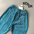 Load image into Gallery viewer, <Studio Koter> MANU BLUE OVERDYE DENIM TROUSERS - Blue mist
