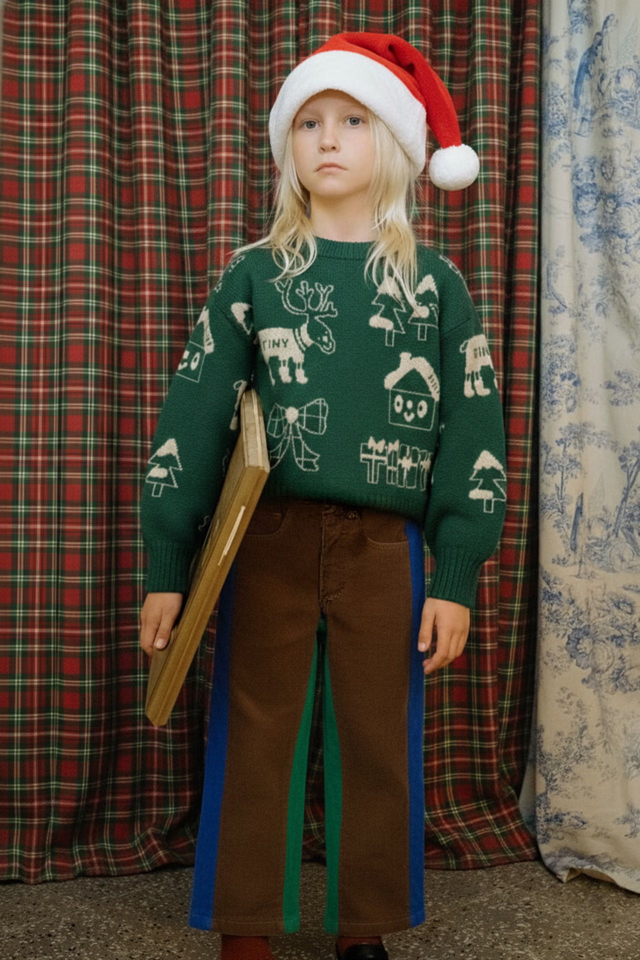 <TINYCOTTONS> HOLIDAY TINY TOWN SWEATER