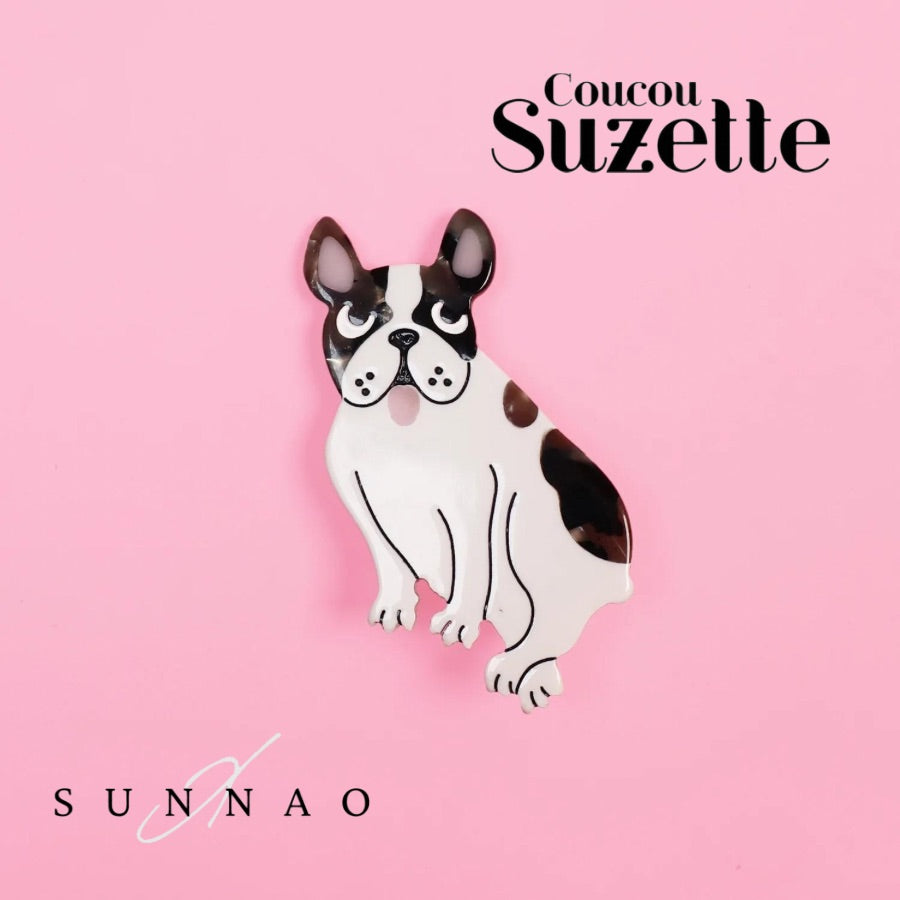 <COUCOU SUZETTE> BULLDOG HAIR CLIP-COUCOU SUZETTE-SUNNAO