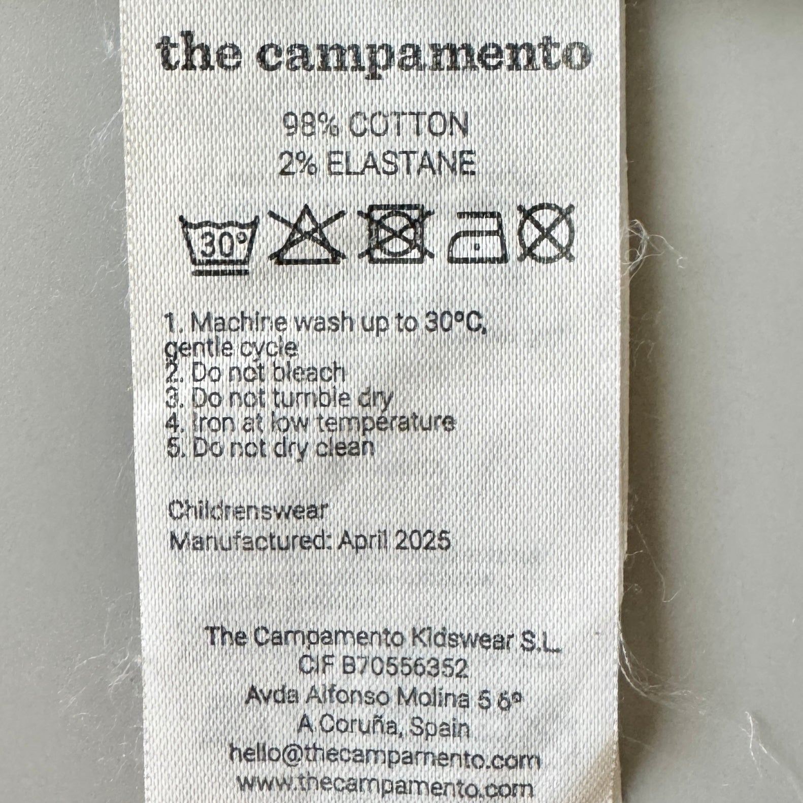 <The Campamento> LIGHT GREY DENIM TROUSERS