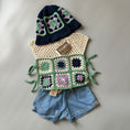 Gallery viewerに画像を読み込む, <YAARN>Cotton Vest ROWAN - Marine（1-6Y）
