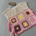 Gallery viewerに画像を読み込む, <YAARN>Cotton Vest ROWAN - Flower Pink（1-6Y）
