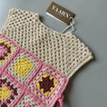 Gallery viewerに画像を読み込む, <YAARN>Cotton Vest ROWAN - Flower Pink（1-6Y）
