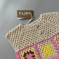 Gallery viewerに画像を読み込む, <YAARN>Cotton Vest ROWAN - Flower Pink（1-6Y）
