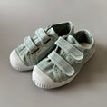 갤러리 뷰어로 이미지로드, <Cienta>Double strap velcro sneaker - AQUA 78777
