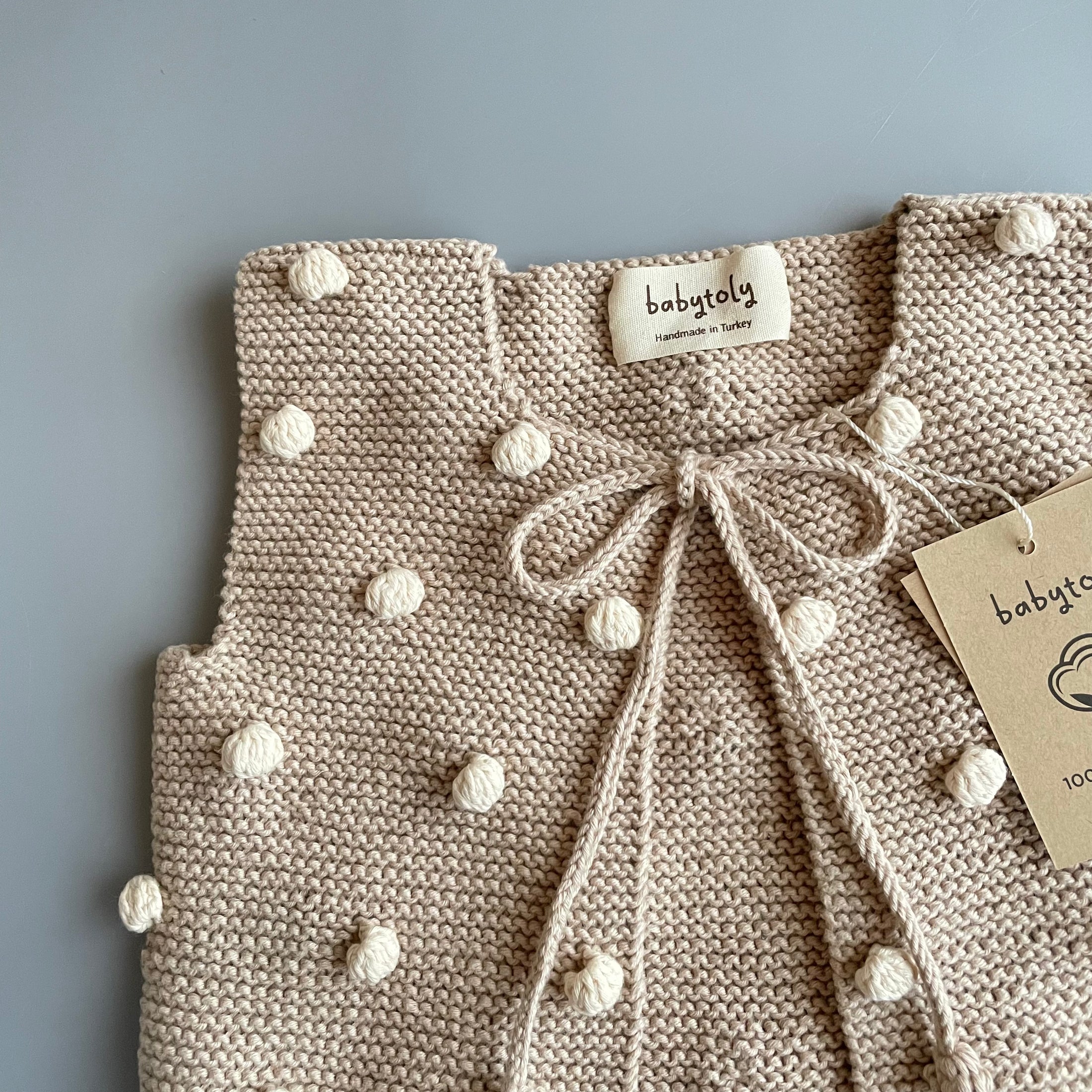 <Babytoly>Popcorn Vest - BEIGE/NATURAL