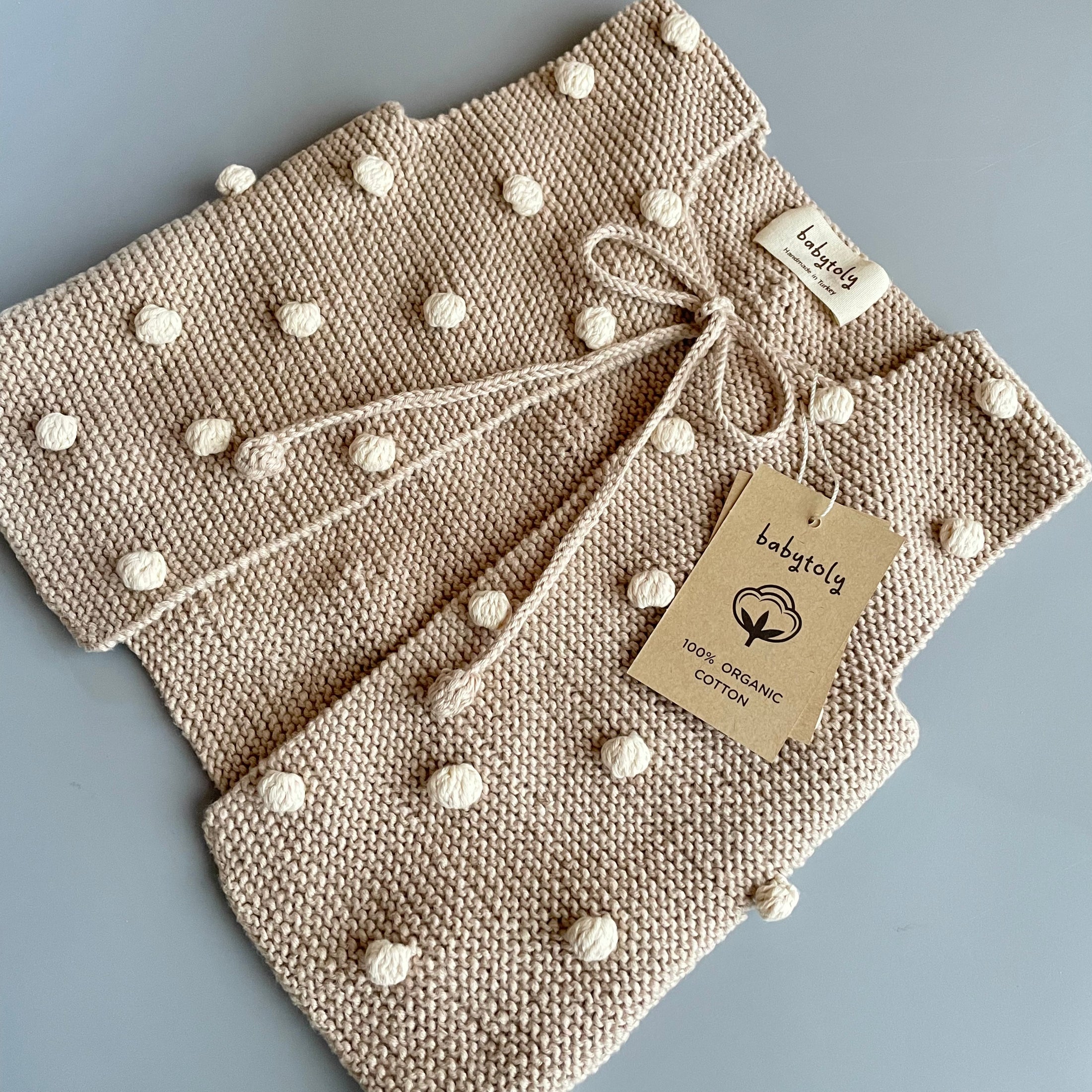 <Babytoly>Popcorn Vest - BEIGE/NATURAL