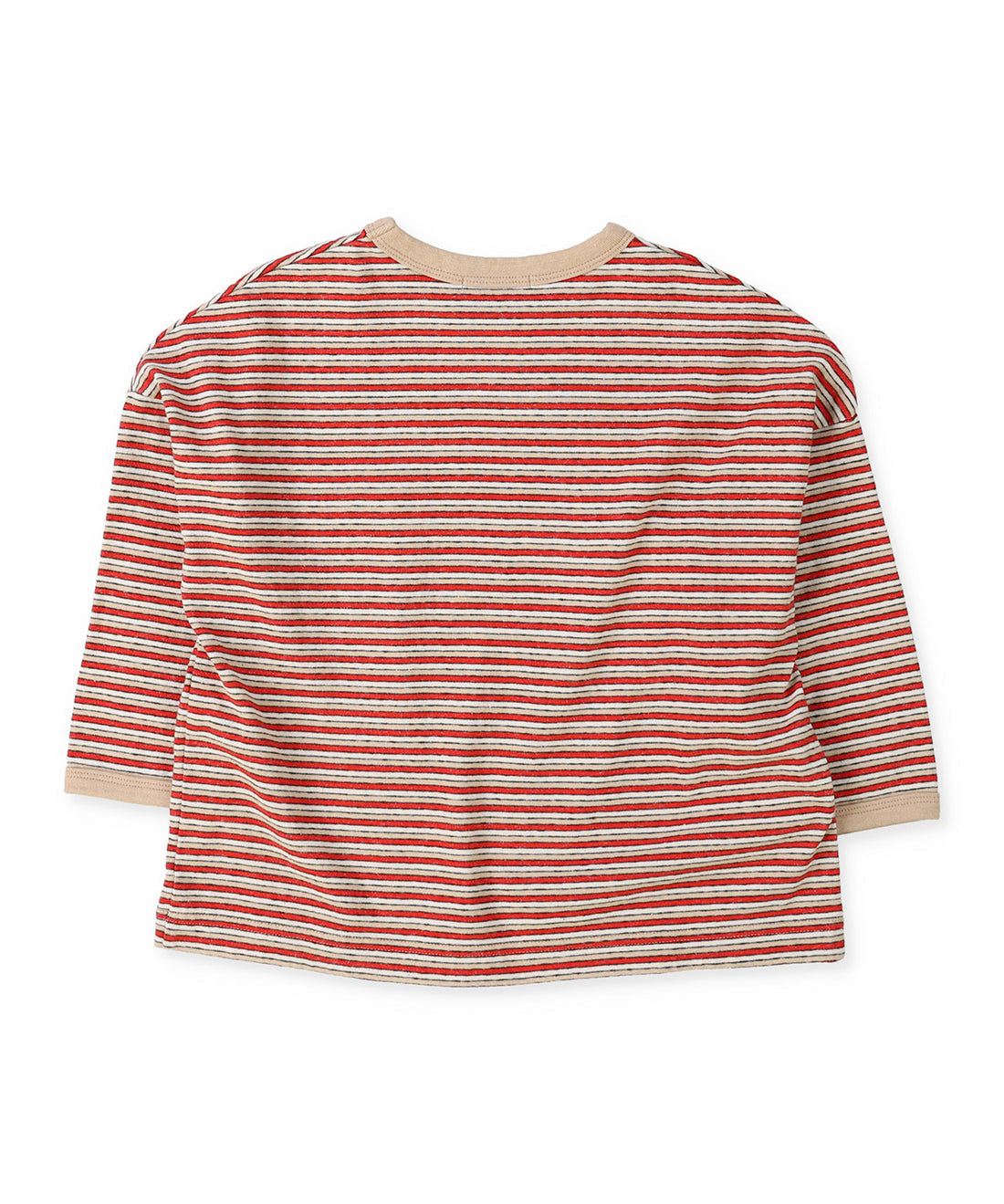 <FITH> Multi Striped Long Sleeve Tee - Red
