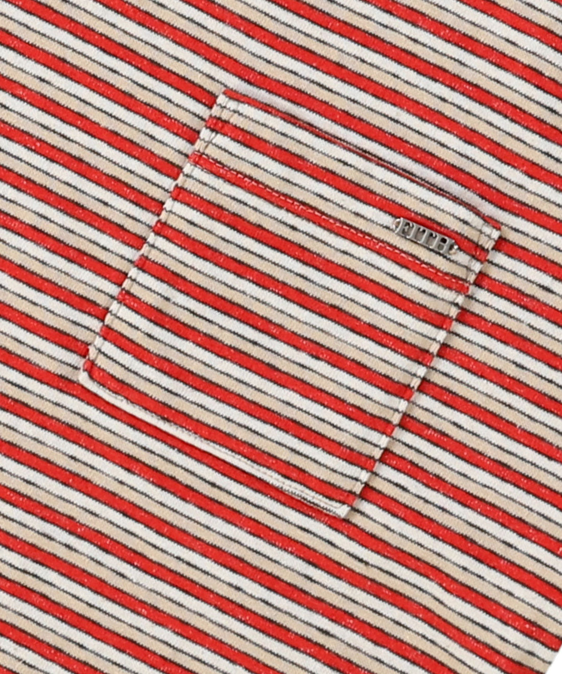<FITH> Multi Striped Long Sleeve Tee - Red